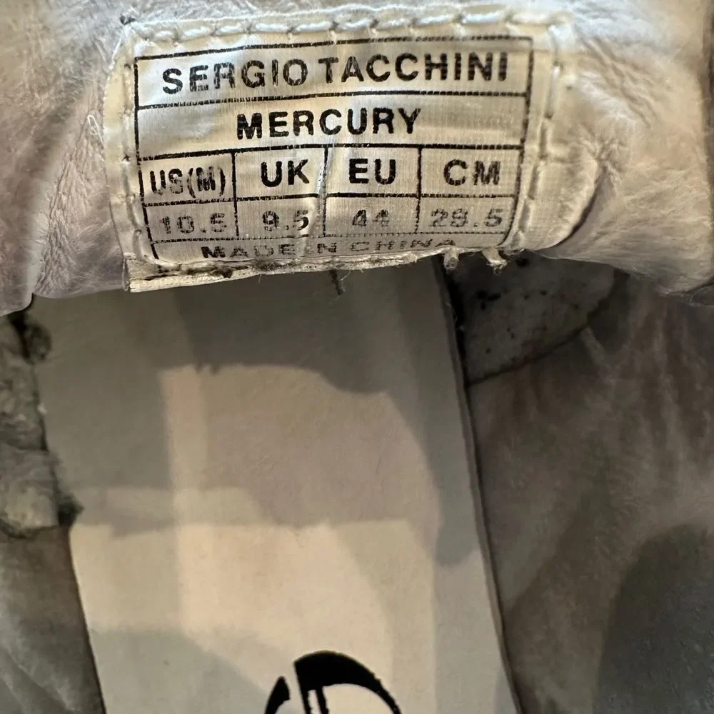 Men’s Sergio Tacchini Red Leather Sneakers Size 10.5